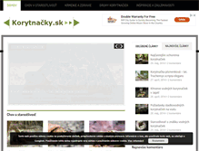 Tablet Screenshot of korytnacky.sk